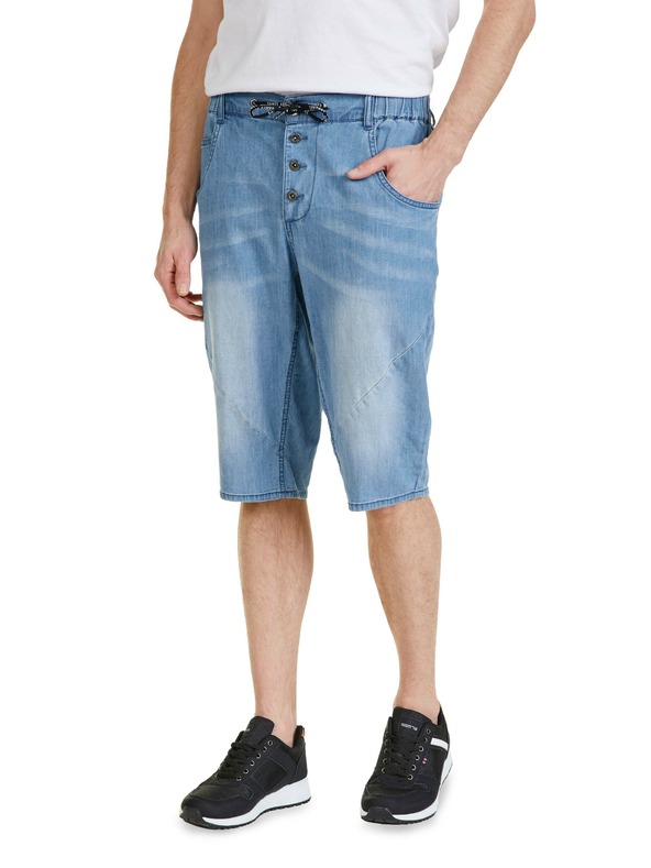 Sam 73 Pantaloncini di jeans blu da uomo SAM 73 Kash