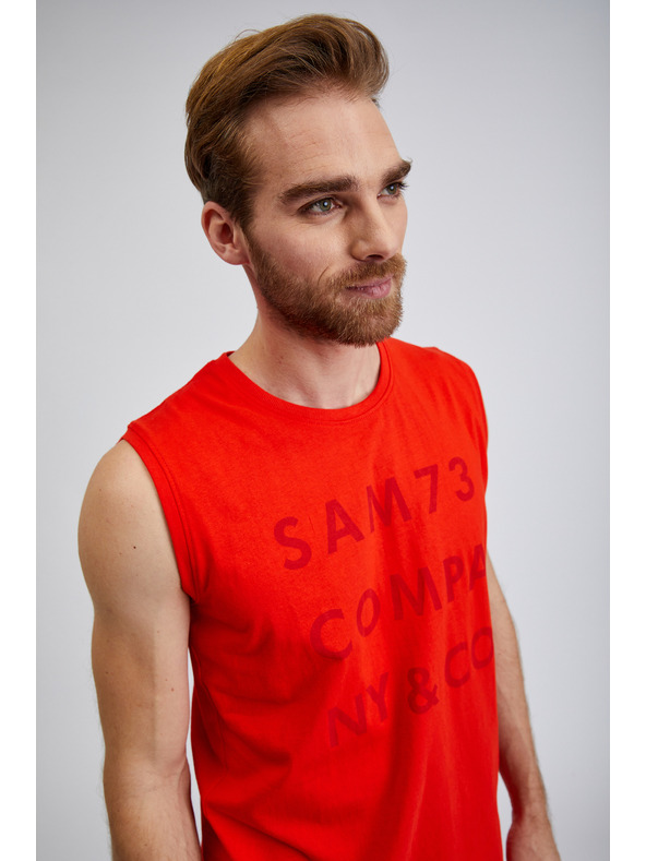 Sam 73 Canotta rossa da uomo SAM 73 Edgar
