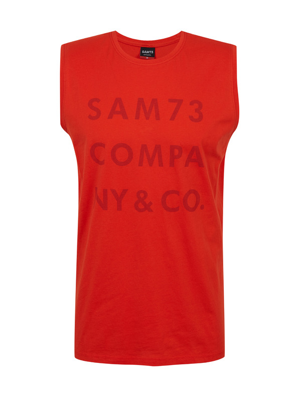 Sam 73 Canotta rossa da uomo SAM 73 Edgar