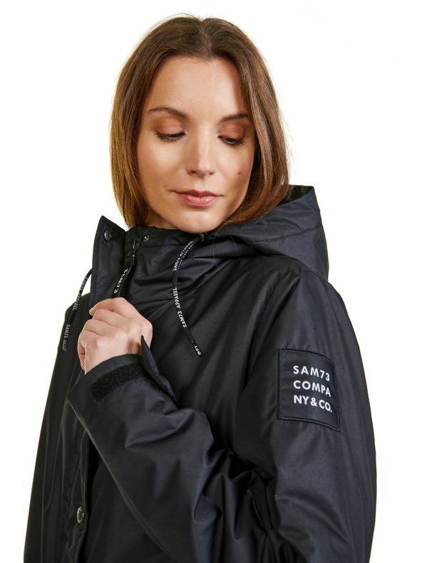 Sam 73 Cappotto nero da donna SAM 73 Elisa