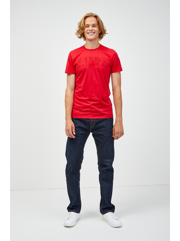 Sam 73 Maglietta rossa da uomo SAM 73 Barry