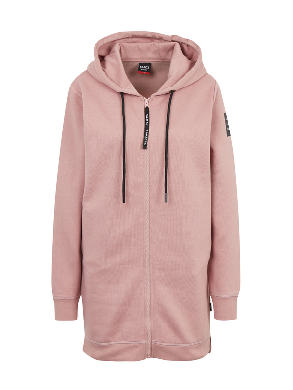 Sam 73 Felpa con cappuccio rosa antico da donna con cerniera SAM 73 Drusilia