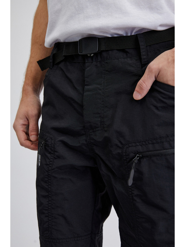 Sam 73 Pantaloncini sportivi da uomo neri SAM73 Andalusit