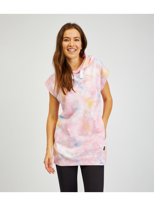 Sam 73 Felpa senza maniche rosa a fantasia da donna SAM73 Carina