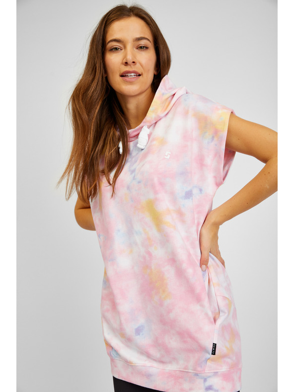 Sam 73 Felpa senza maniche rosa a fantasia da donna SAM73 Carina