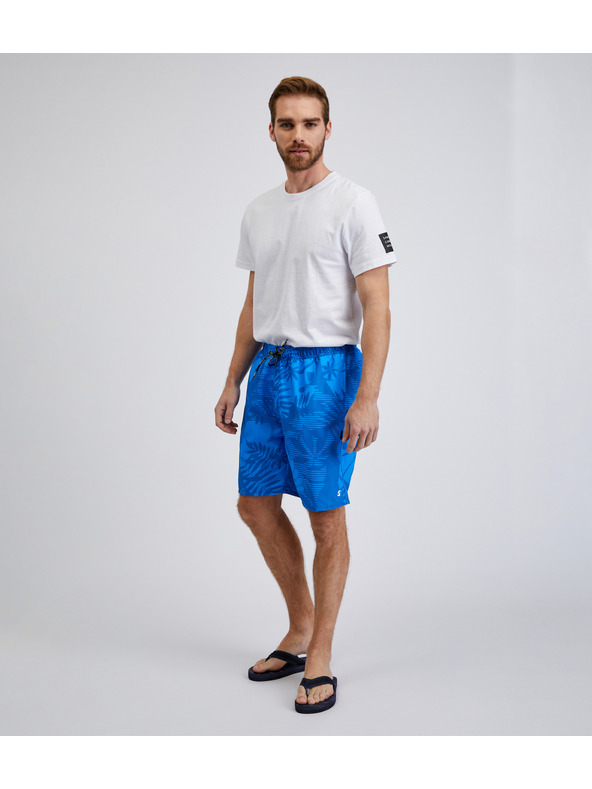 Sam 73 Costume da bagno blu a fantasia da uomo SAM73 Leo