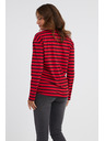 Sam 73 Maglietta a maniche lunghe rossa a righe da donna SAM 73 Prudence