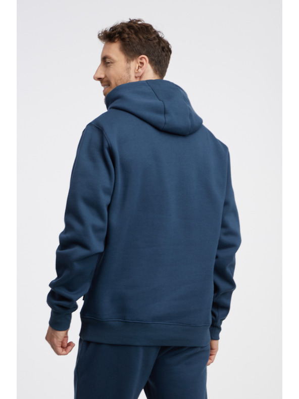 Sam 73 Felpa con cappuccio blu scuro da uomo SAM 73 Albus