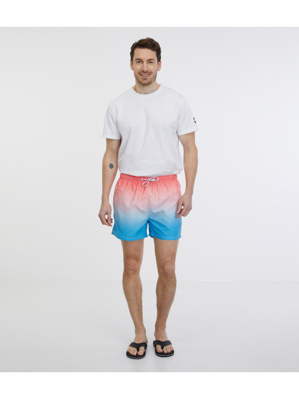 Sam 73 Costume da bagno rosa e blu da uomo SAM 73 Dino