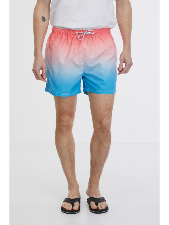 Sam 73 Costume da bagno rosa e blu da uomo SAM 73 Dino