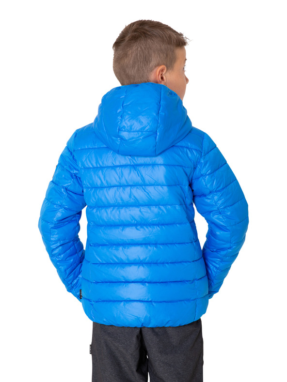 Sam 73 Giacca invernale trapuntata blu da ragazzo con cappuccio SAM 73 Jonah