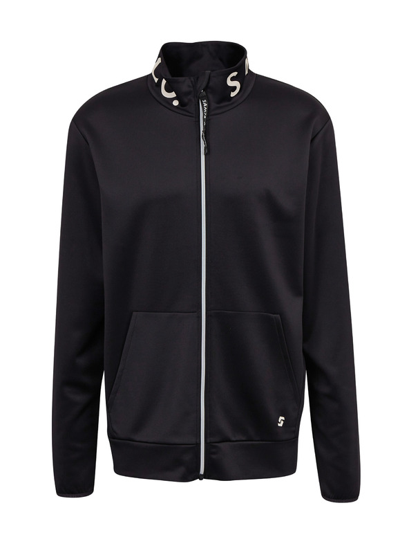 Sam 73 Felpa nera con zip SAM73 Stephen da uomo