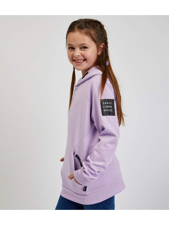 Sam 73 Felpa con cappuccio viola SAM73 Virgo