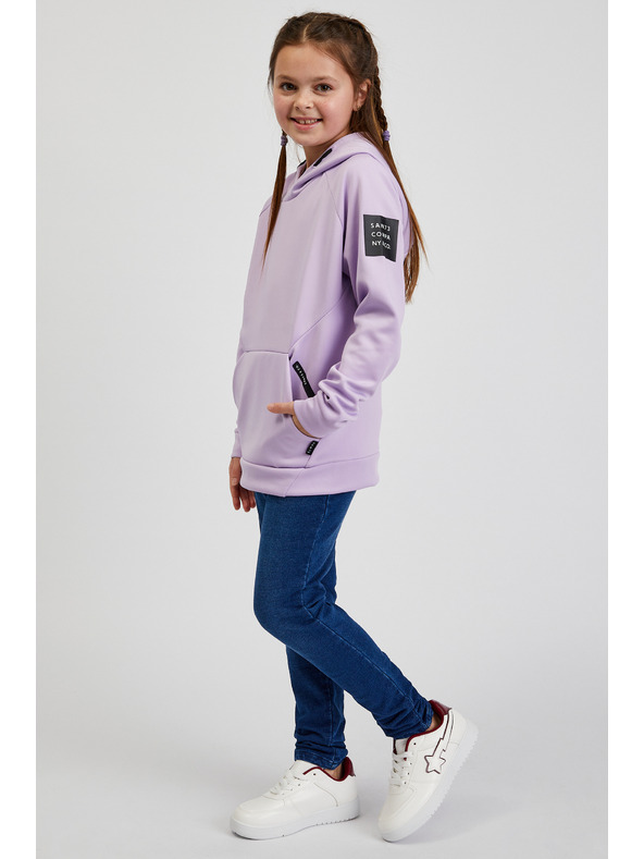 Sam 73 Felpa con cappuccio viola SAM73 Virgo