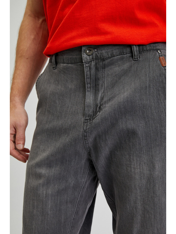 Sam 73 Pantaloncini di jeans da uomo grigio scuro SAM73 Aquarius
