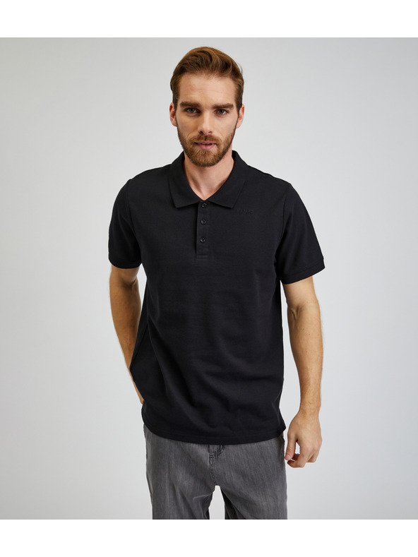 Sam 73 Polo nera da uomo in cotone SAM73 Chryz