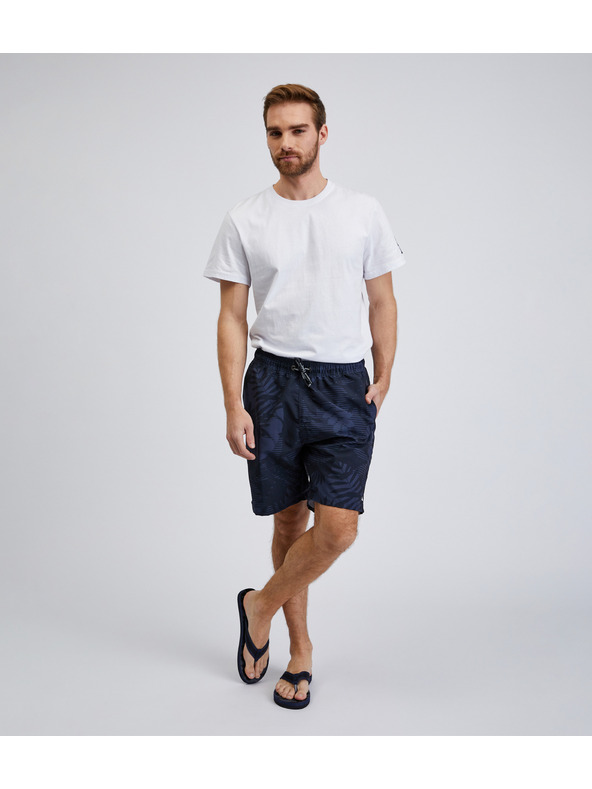 Sam 73 Costume da bagno fantasia da uomo blu scuro SAM73 Leo