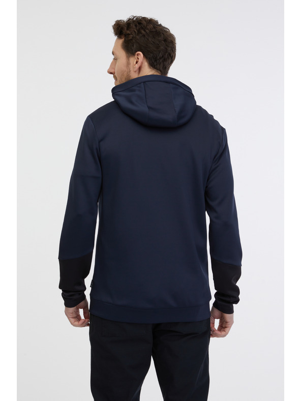 Sam 73 Felpa con cappuccio blu scuro da uomo con zip SAM 73 Emanuel