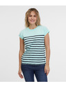 Sam 73 Maglietta turchese a righe da donna SAM 73 Mercedes