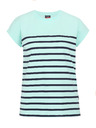 Sam 73 Maglietta turchese a righe da donna SAM 73 Mercedes