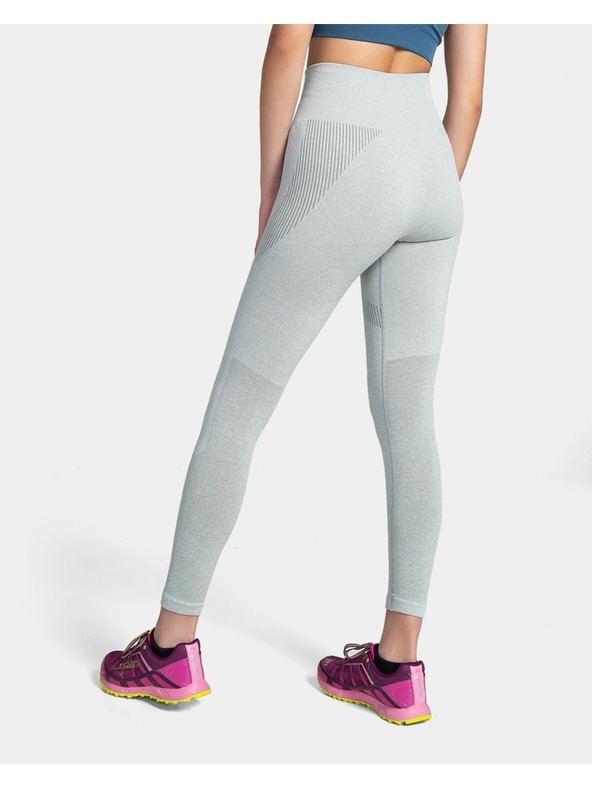 Kilpi Leggings sportivi da donna grigio chiaro Kippi SEAMIO