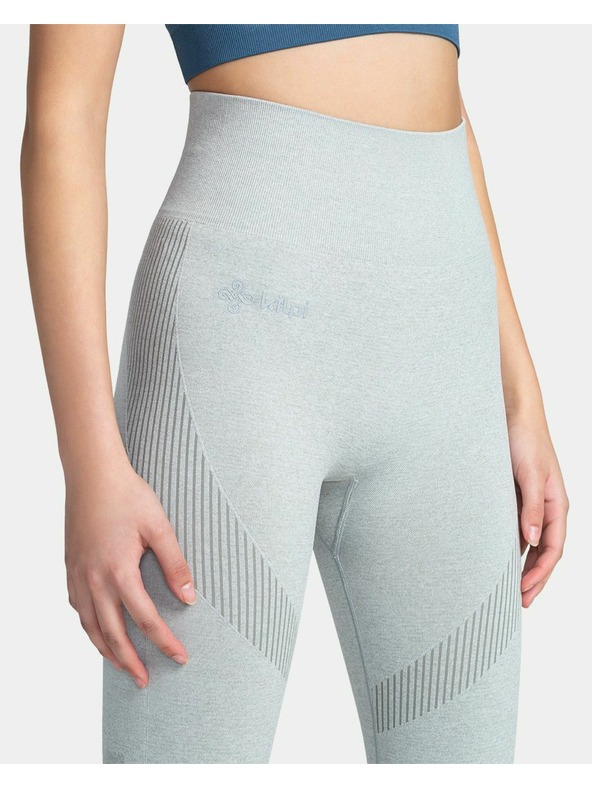 Kilpi Leggings sportivi da donna grigio chiaro Kippi SEAMIO