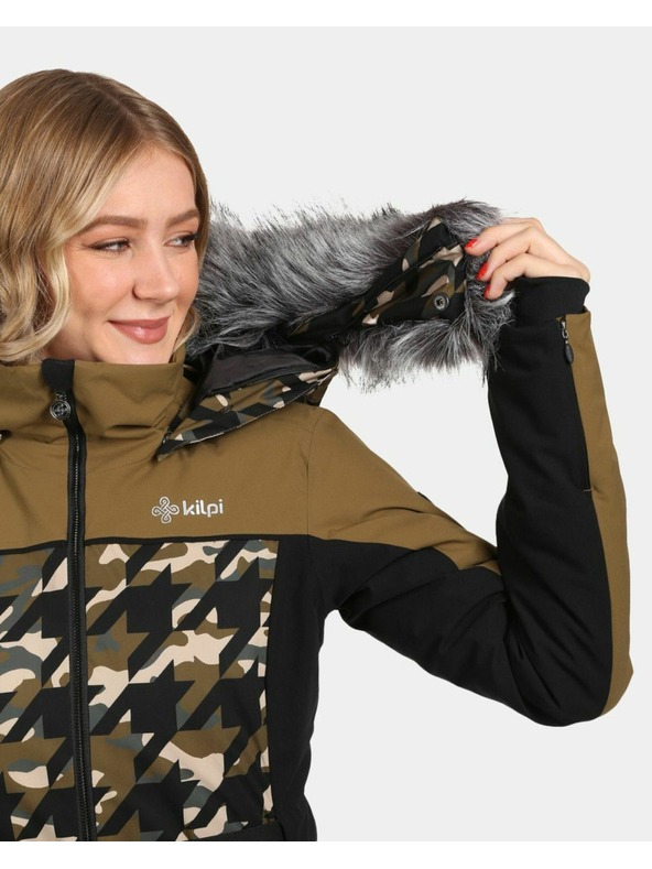 Kilpi Giacca da sci donna Kilpi CLAIR-W Khaki