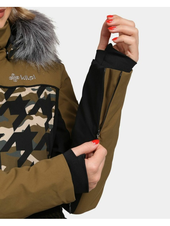 Kilpi Giacca da sci donna Kilpi CLAIR-W Khaki