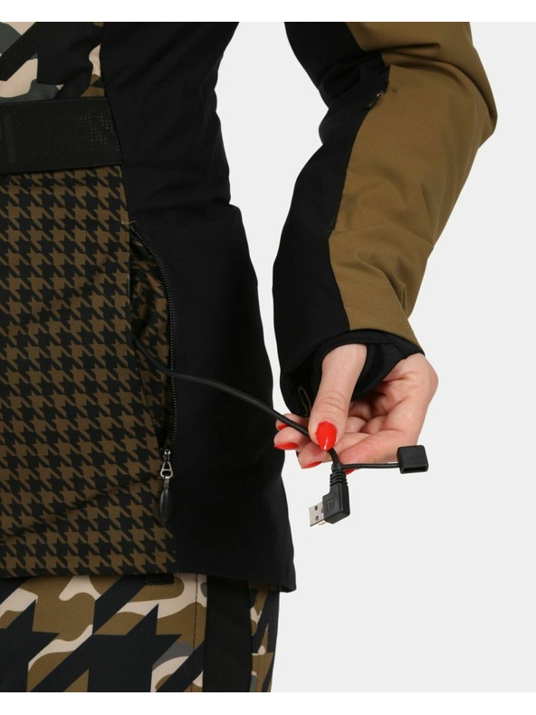 Kilpi Giacca da sci donna Kilpi CLAIR-W Khaki