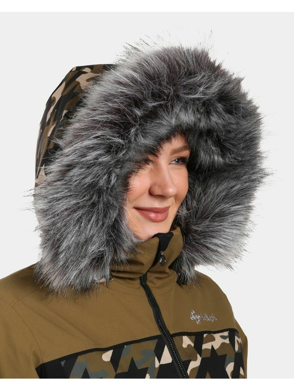 Kilpi Giacca da sci donna Kilpi CLAIR-W Khaki