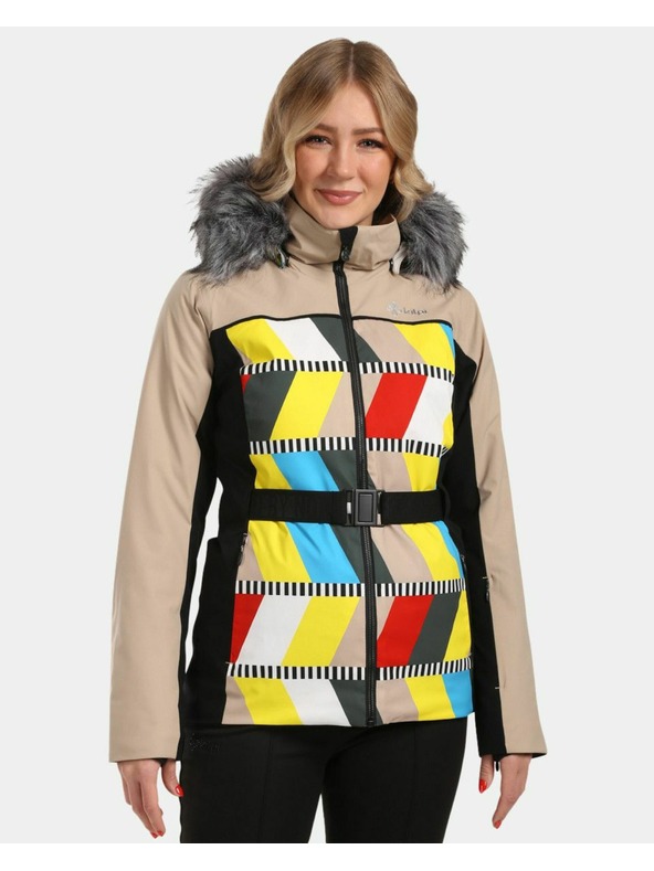 Kilpi Giacca da sci Kilpi CLAIR-W Donna Beige