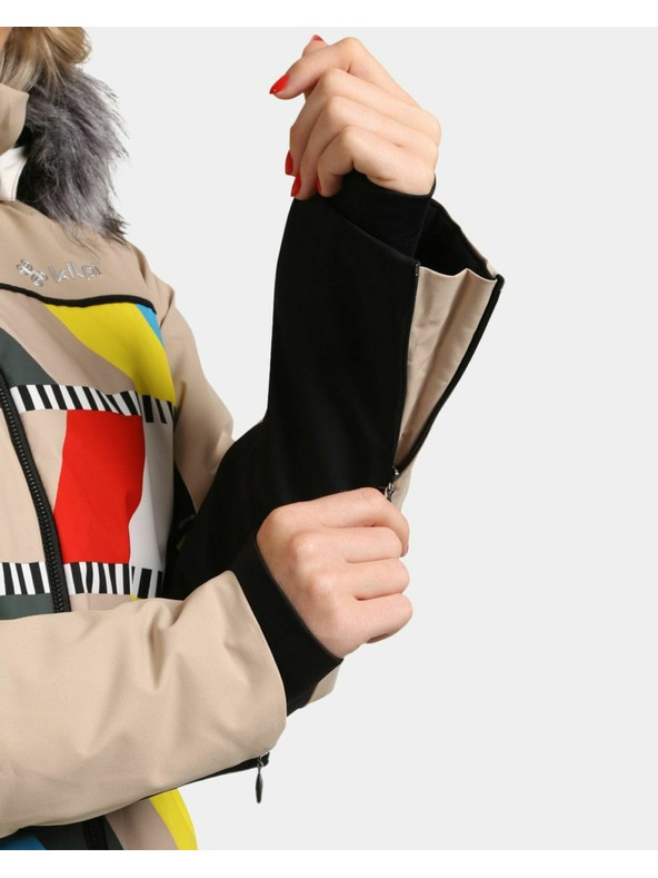 Kilpi Giacca da sci Kilpi CLAIR-W Donna Beige