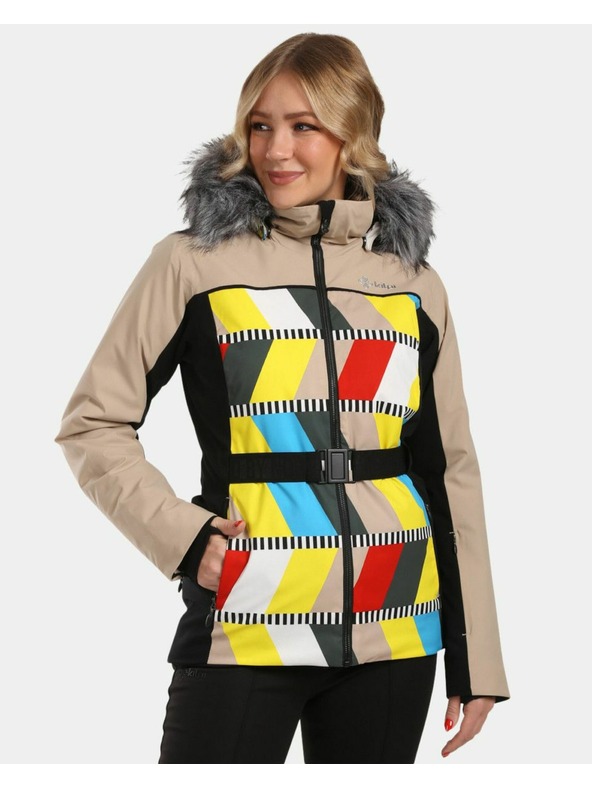 Kilpi Giacca da sci Kilpi CLAIR-W Donna Beige