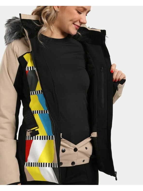 Kilpi Giacca da sci Kilpi CLAIR-W Donna Beige