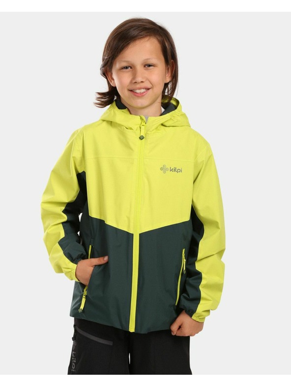 Kilpi Giacca outdoor da ragazzo Kilpi ORLETI-JB Verde scuro
