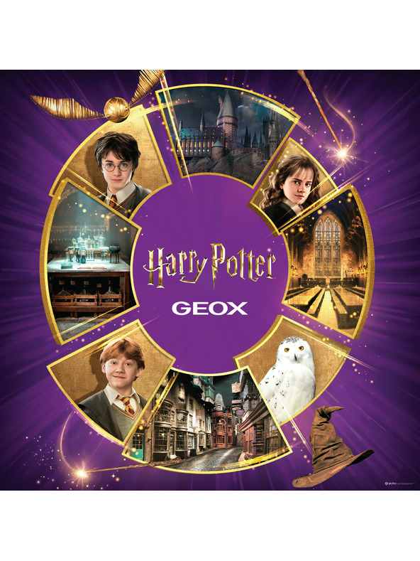 Geox Sneakers bianche per ragazzi Geox Eclyper Harry Potter