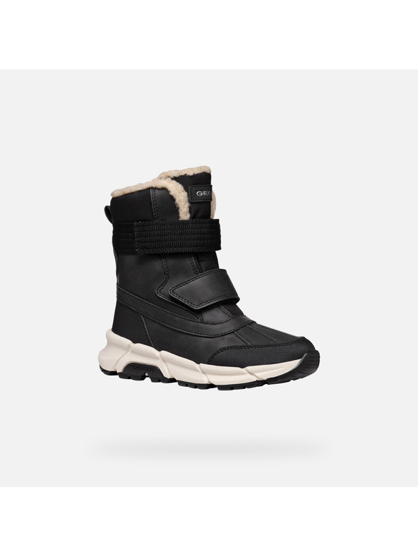 Geox Nero Ragazzi Stivaletti Geox Flexyper Plus