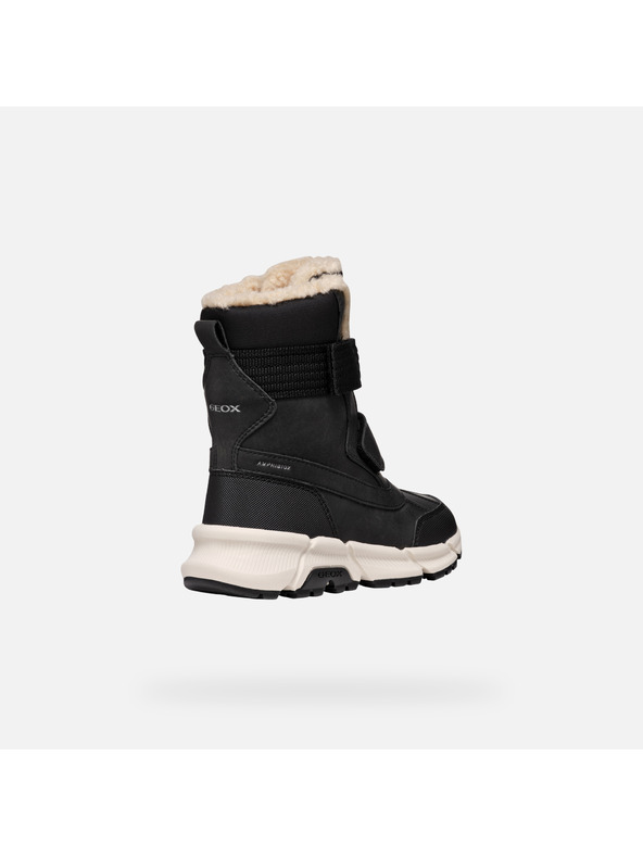 Geox Nero Ragazzi Stivaletti Geox Flexyper Plus