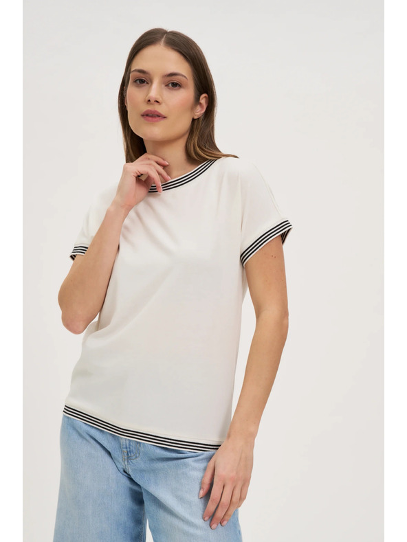 Moodo T-shirt bianca donna Moodo