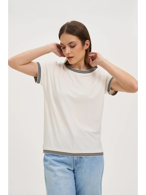 Moodo T-shirt bianca donna Moodo