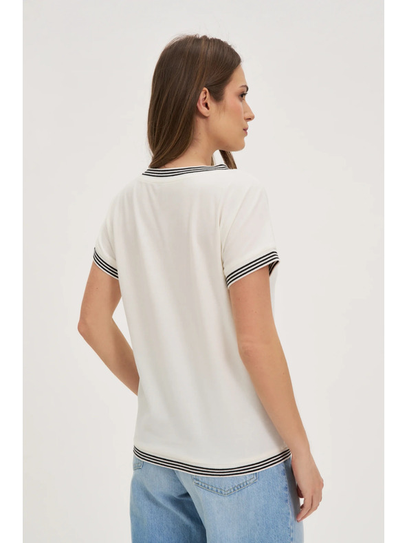 Moodo T-shirt bianca donna Moodo