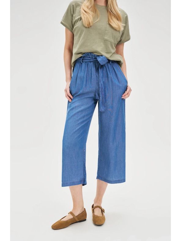 Moodo Pantaloni larghi blu da donna Moodo