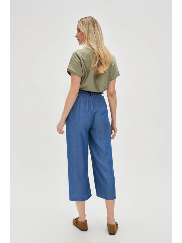 Moodo Pantaloni larghi blu da donna Moodo