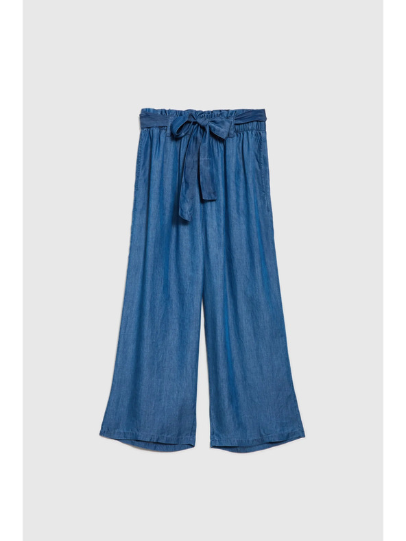 Moodo Pantaloni larghi blu da donna Moodo