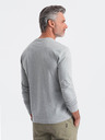 Ombre Clothing T-shirt basic grigia da uomo Ombre Clothing