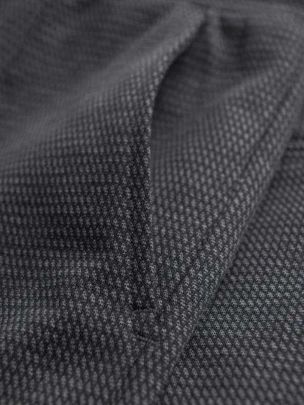 Ombre Clothing Pantaloncini corti strutturati in maglia da uomo con vita elastica Ombre Clothing