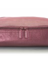 Heys Set of five travel packing cubes in dark pink Heys Metallic Packing Cube 5pc